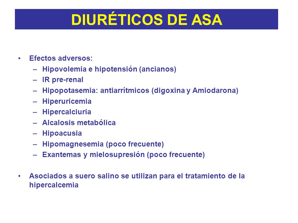 Mecanismo de acción de los diuréticos tiazídicos hipertensión fisiopatología